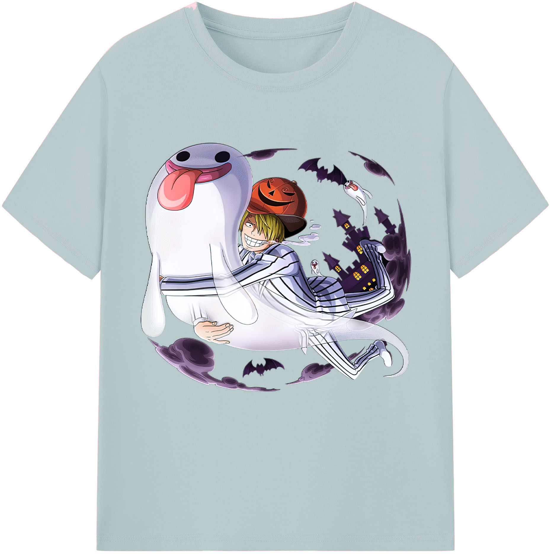 ワンピース サンジ ONE PIECE Sanji 綿100％半袖Tシャツ（フロントプリント）